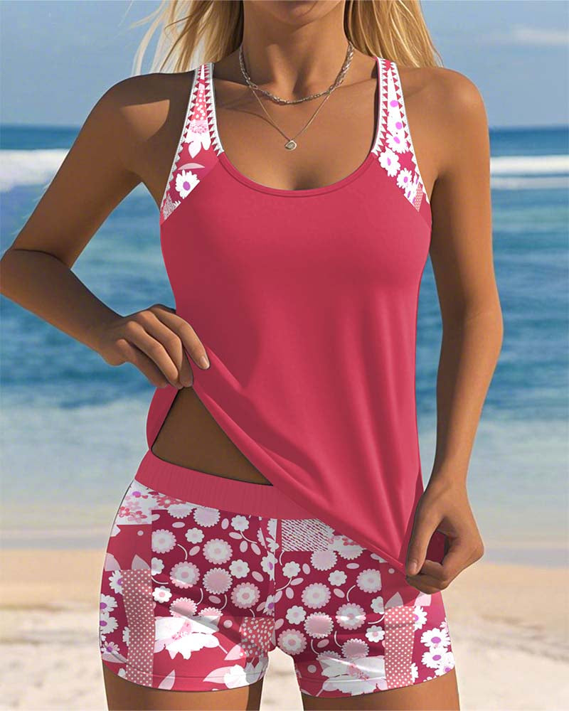Daniela Conjunto Baño Floral Short