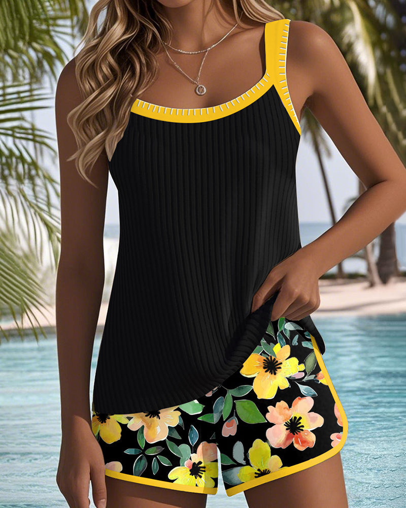 Tankini Valeria Elegante Short Floral