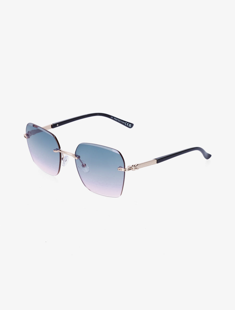 Gafas de Sol Rectangulares - Azul