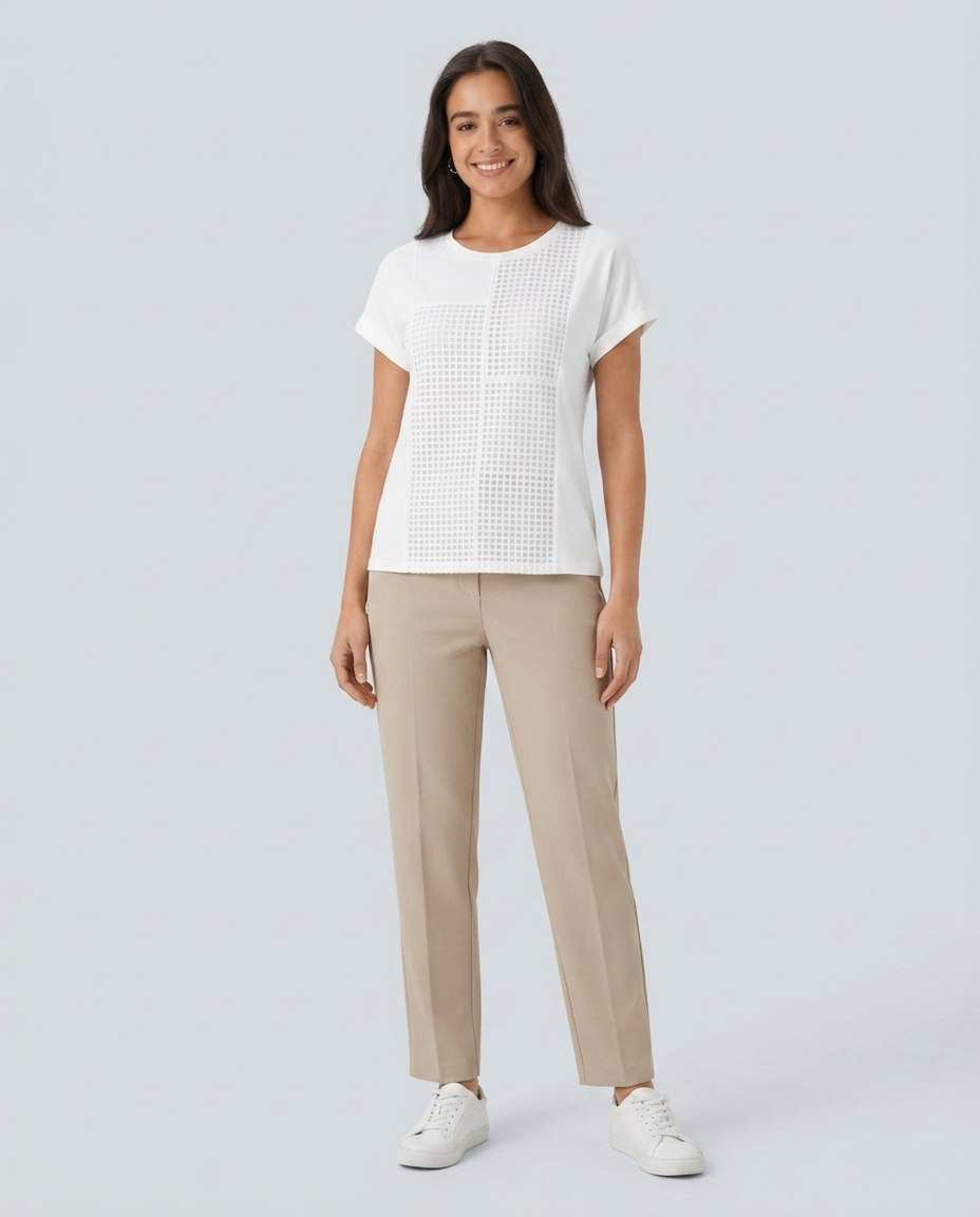 Camiseta Patchwork - modelo AURA PRADO