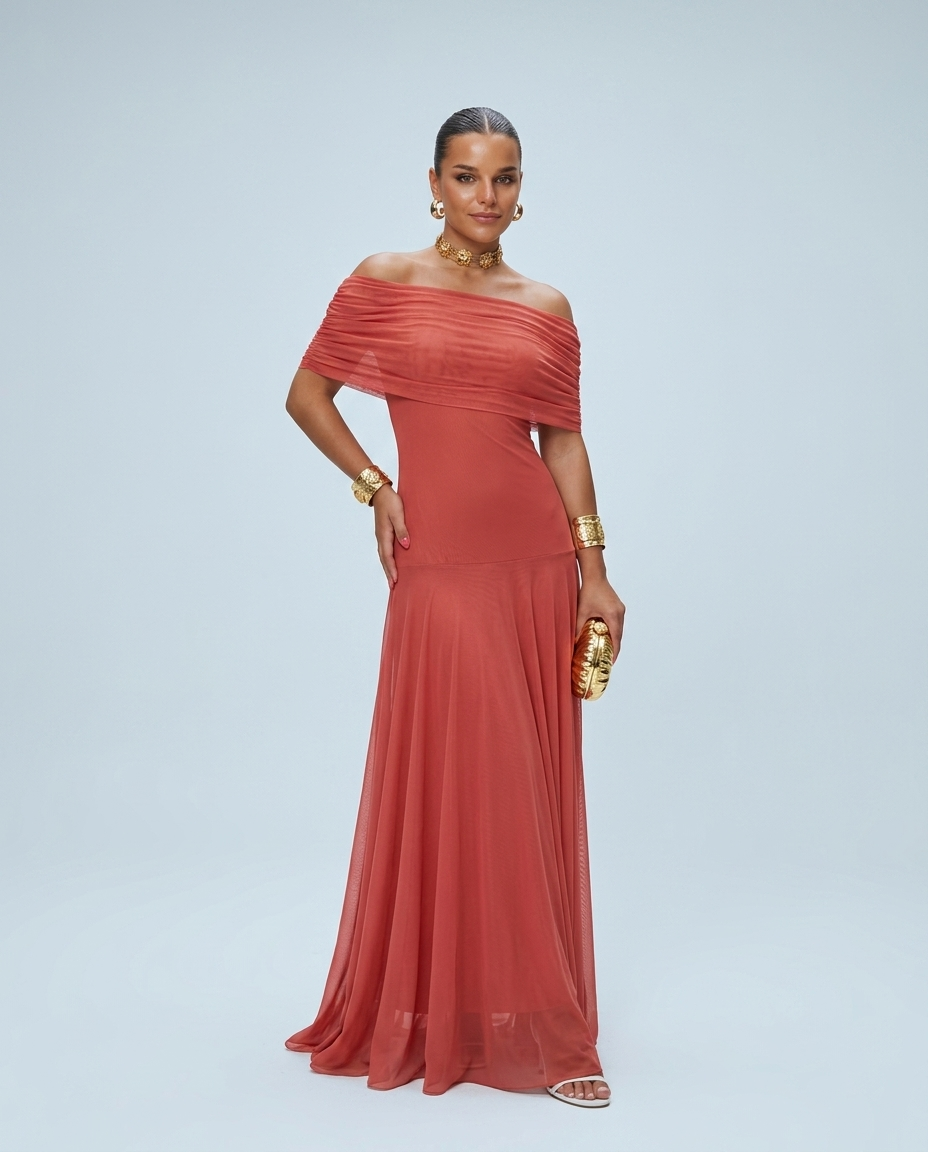 Vestido Largo Toledo - modelo AURA PRADO