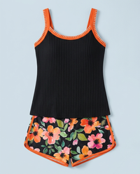 Valeria | Tankini Elegante con Short Floral