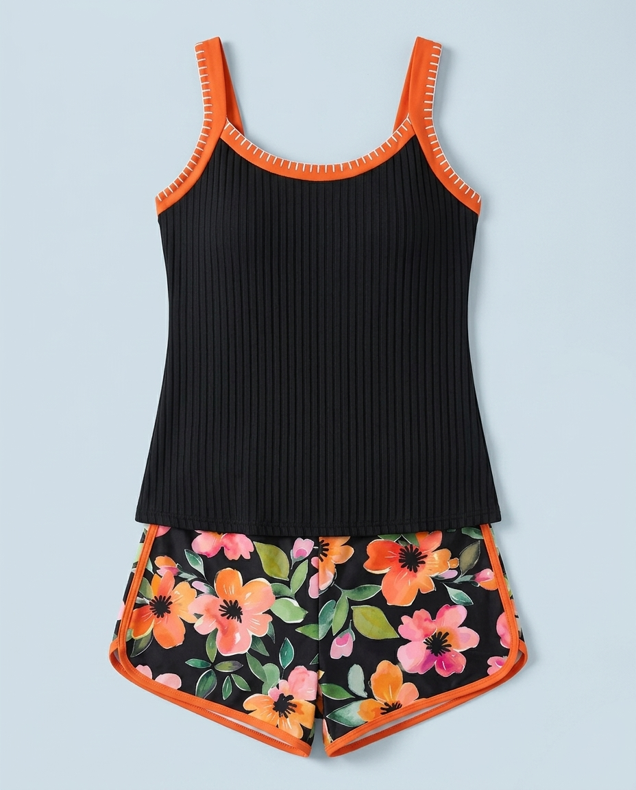 Valeria Tankini Floral - AURA PRADO